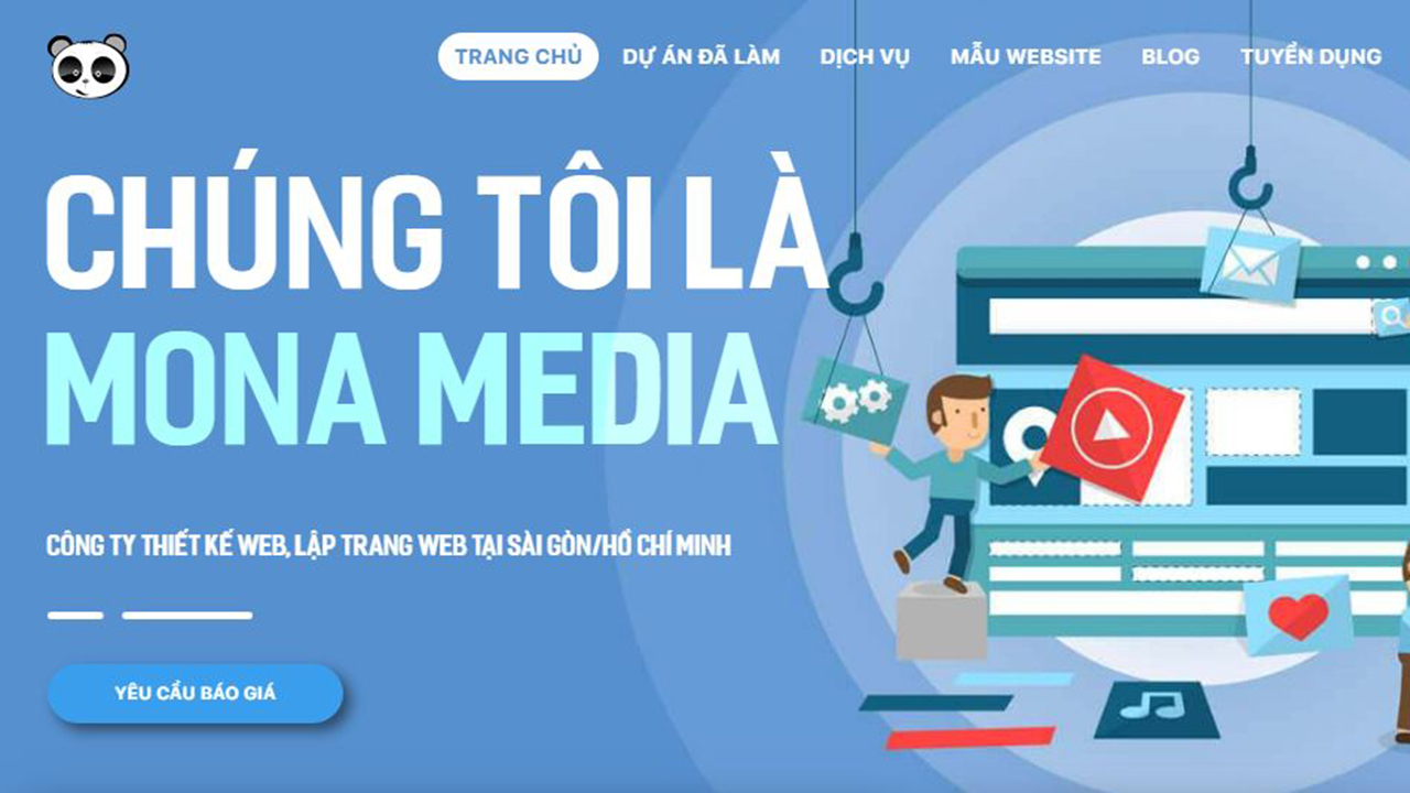 Thiết kế Web trọn gói - Công ty Mona Media